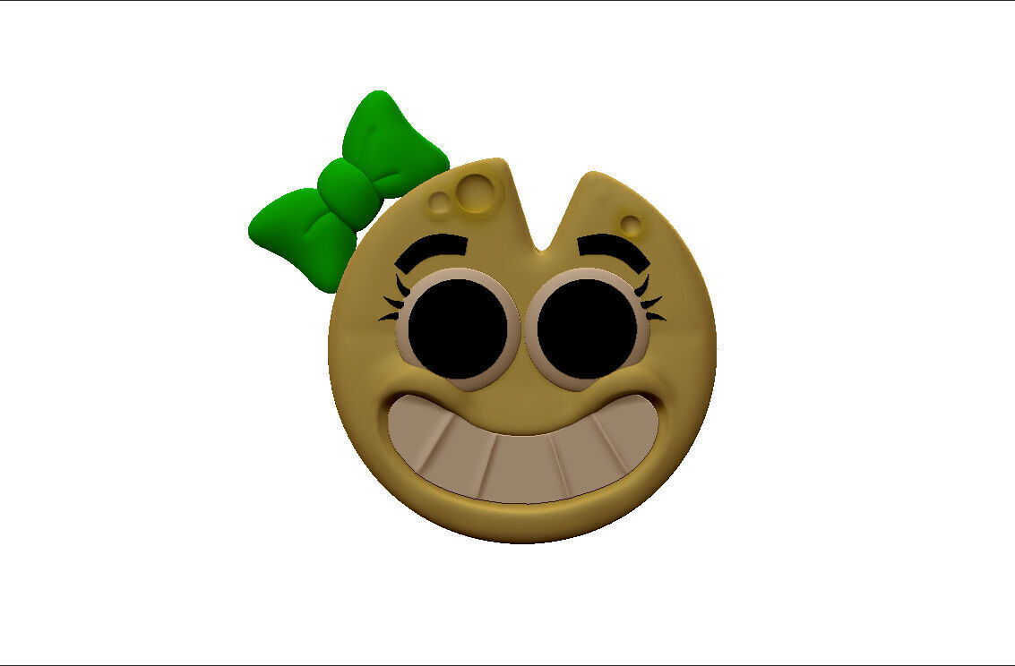EMOJI CHEESE HAPPY 3D model_2