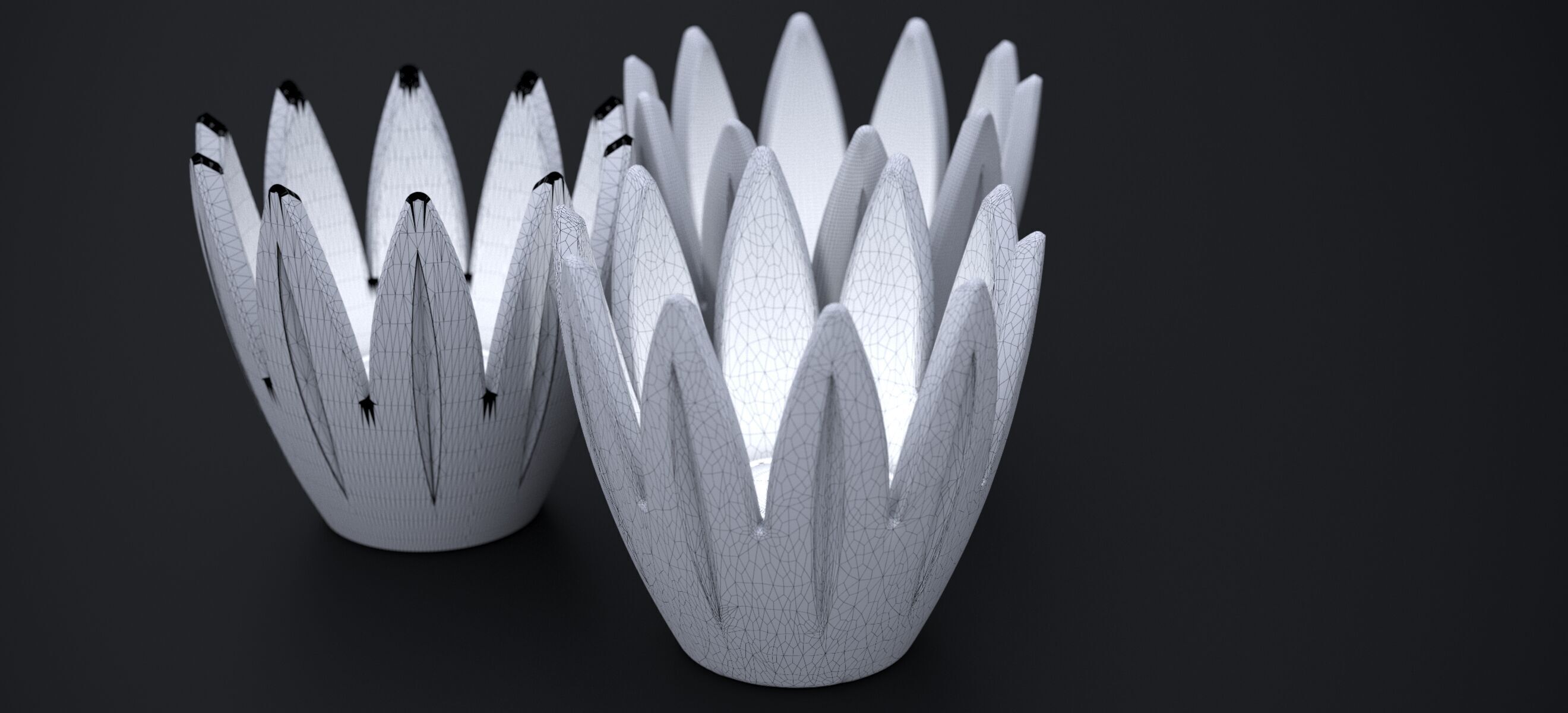 TULIP CANDELITE HOLDER 2010 3D model_11