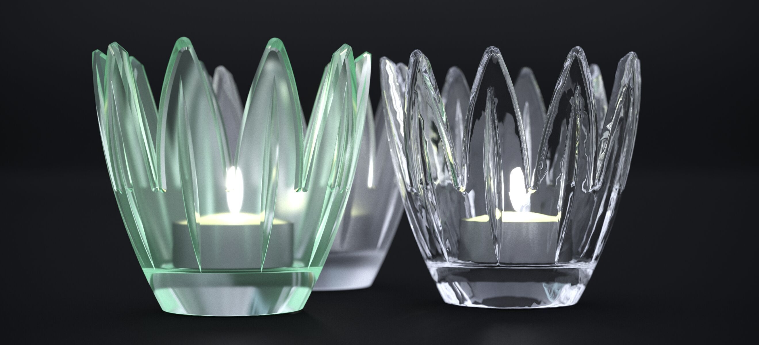 TULIP CANDELITE HOLDER 2010 3D model_8