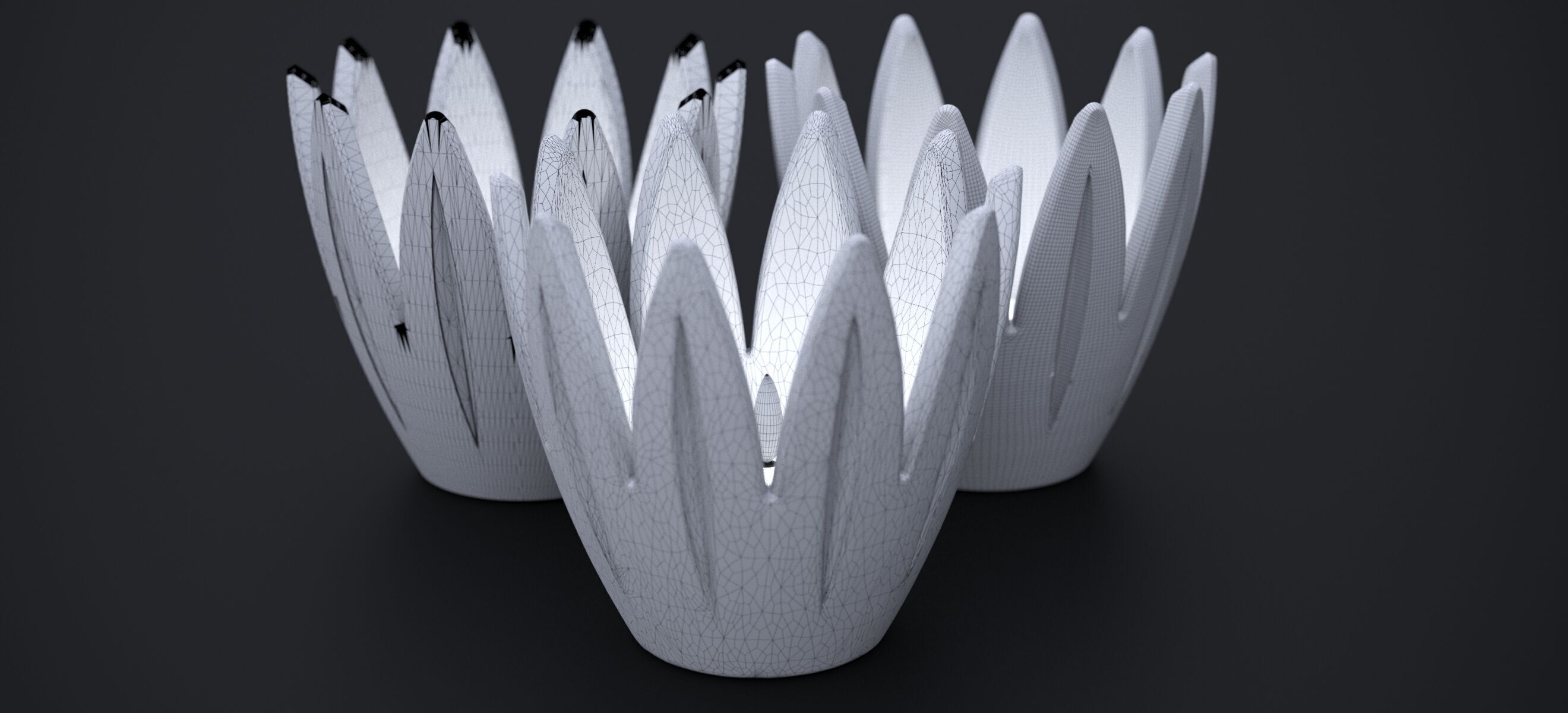 TULIP CANDELITE HOLDER 2010 3D model_13