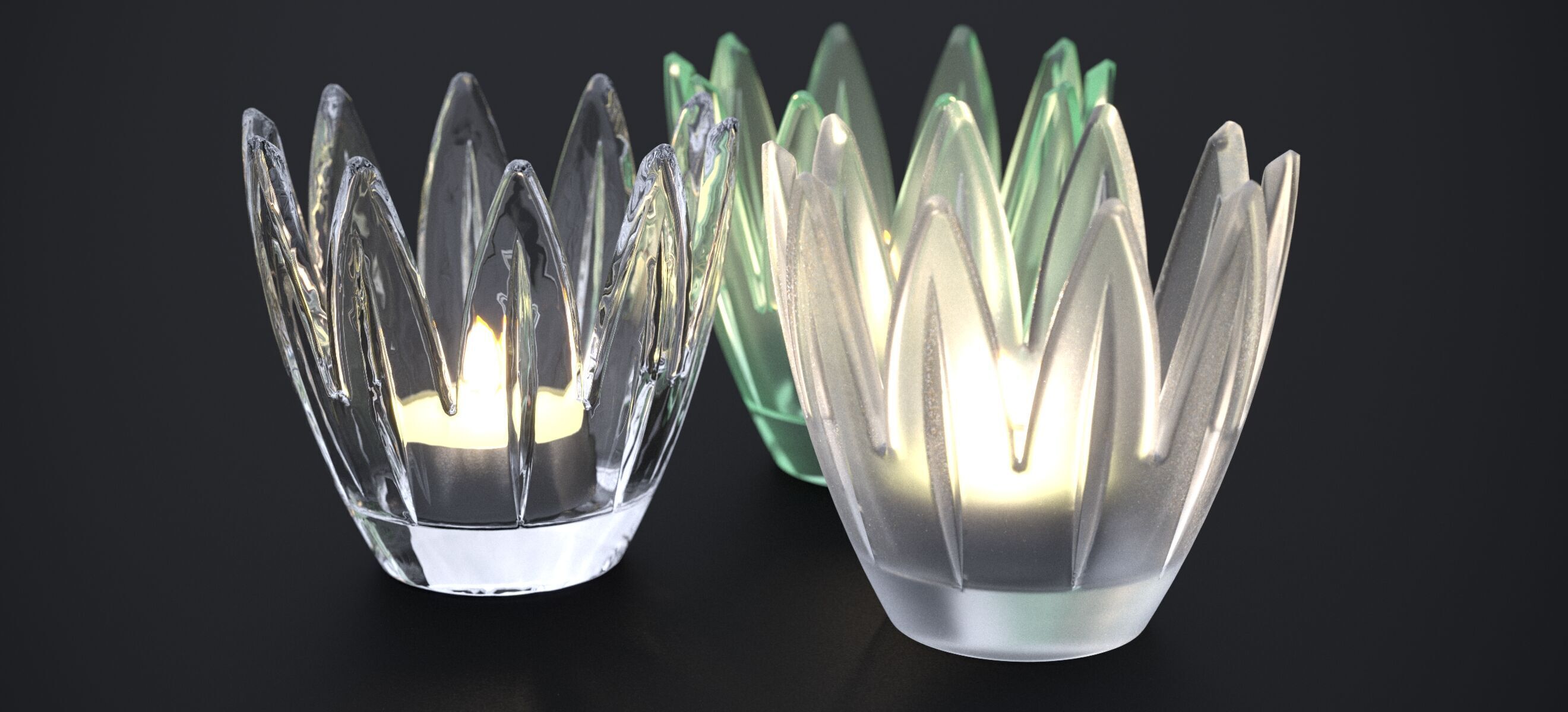 TULIP CANDELITE HOLDER 2010 3D model_4