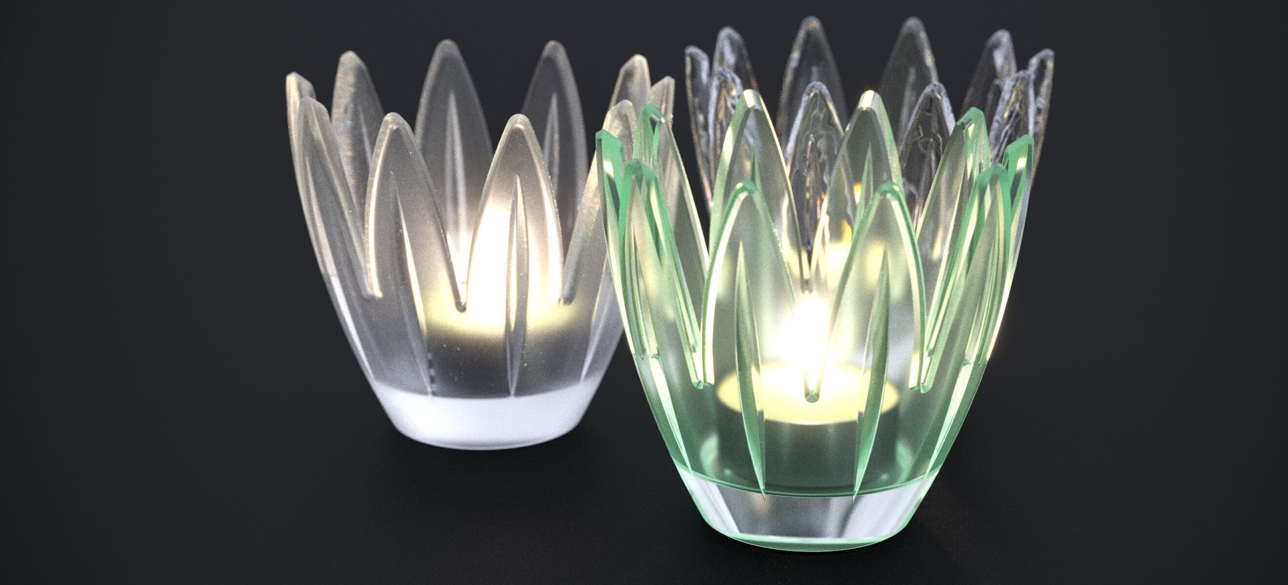 TULIP CANDELITE HOLDER 2010 3D model_6