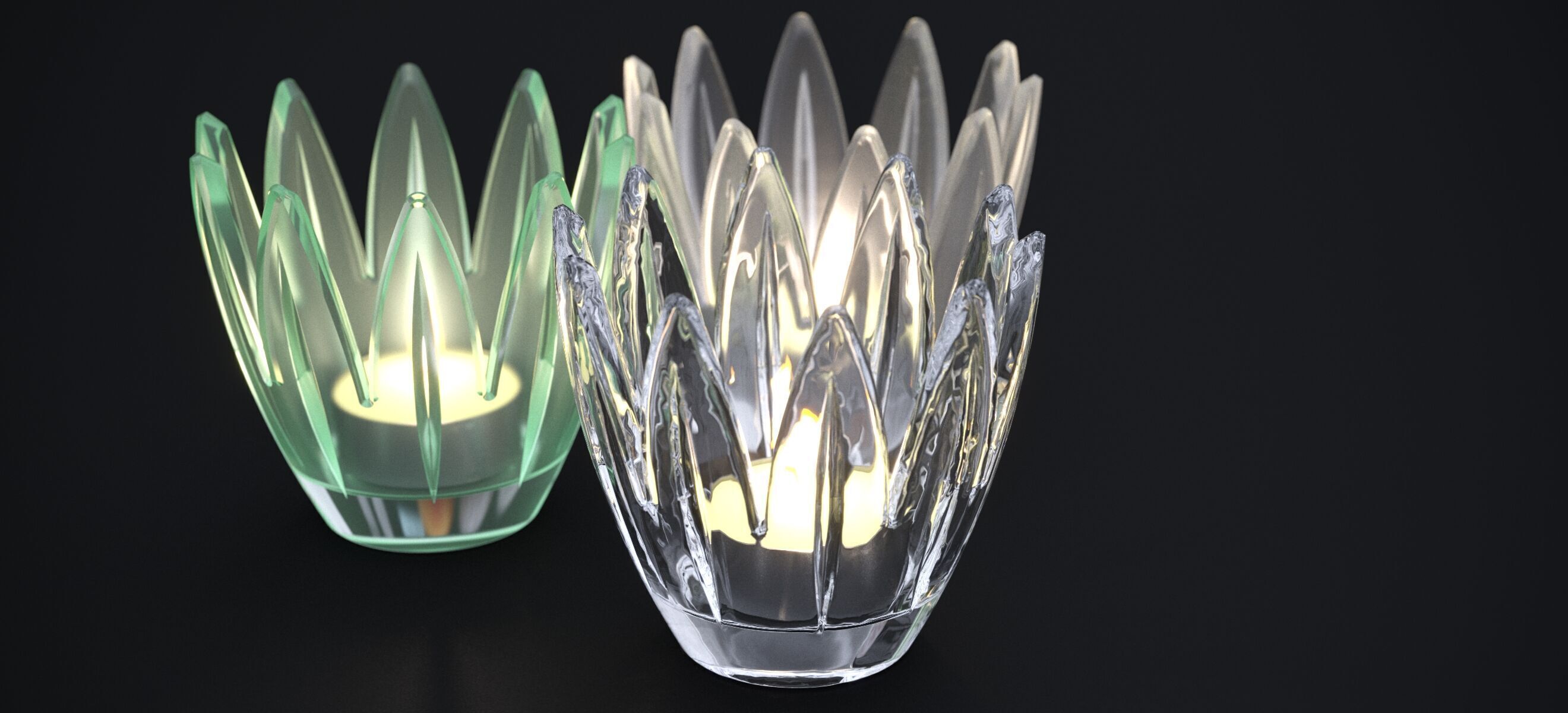 TULIP CANDELITE HOLDER 2010 3D model_1