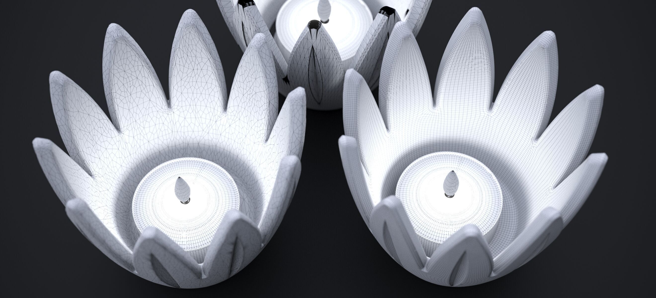 TULIP CANDELITE HOLDER 2010 3D model_20