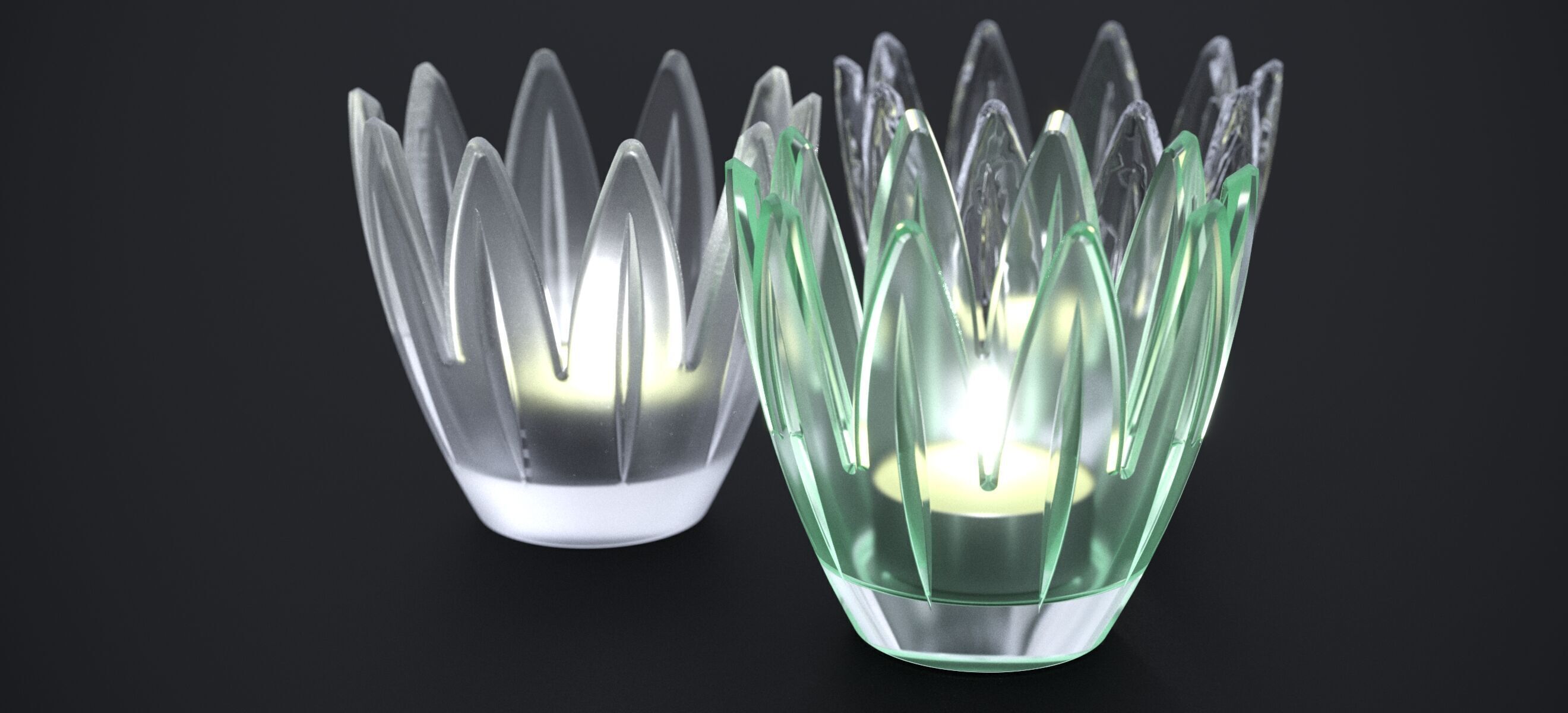 TULIP CANDELITE HOLDER 2010 3D model_7