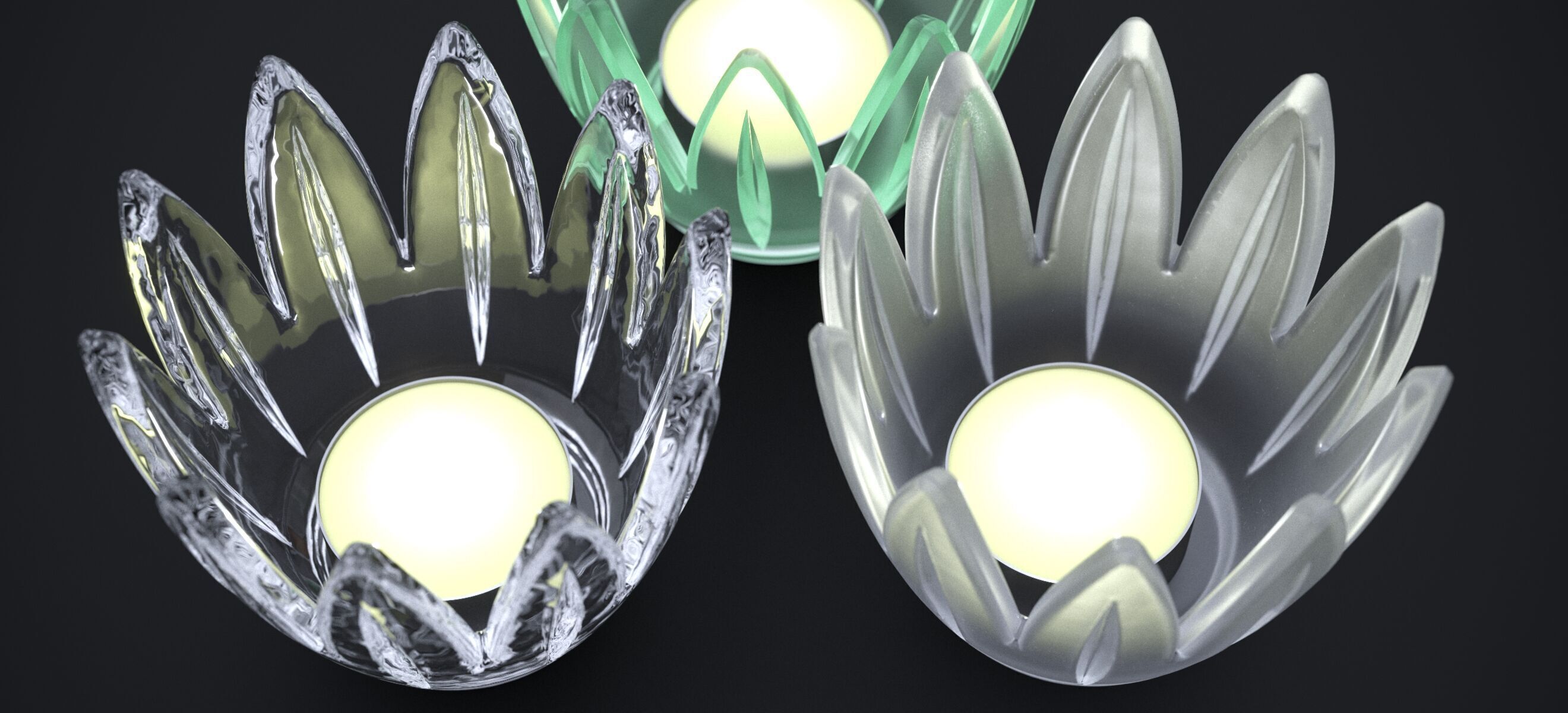 TULIP CANDELITE HOLDER 2010 3D model_10