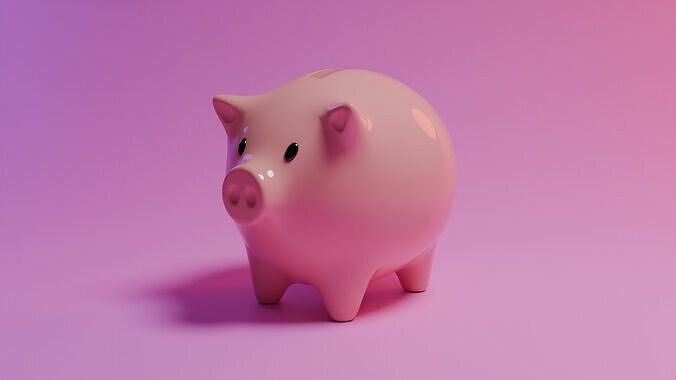 Little pig 3D model
