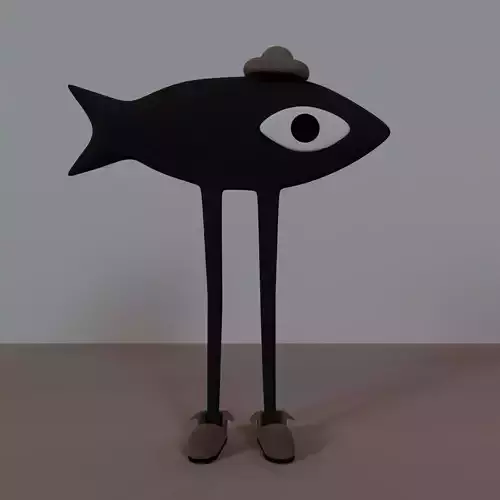 Fish with legs 