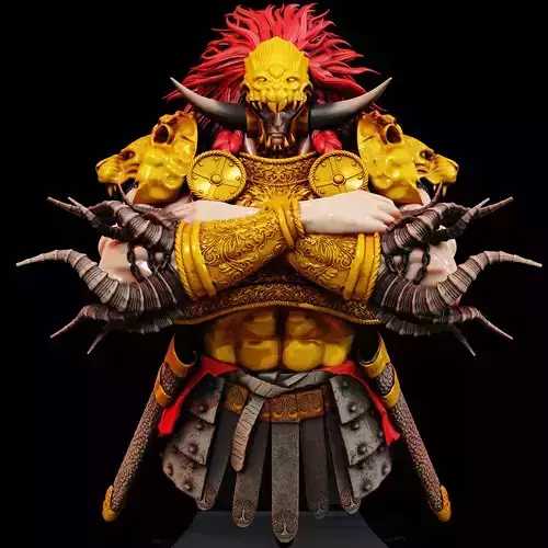 RADAHN PREMIUM BUST - PROMISED CONSORT - ELDEN RING 3D print model