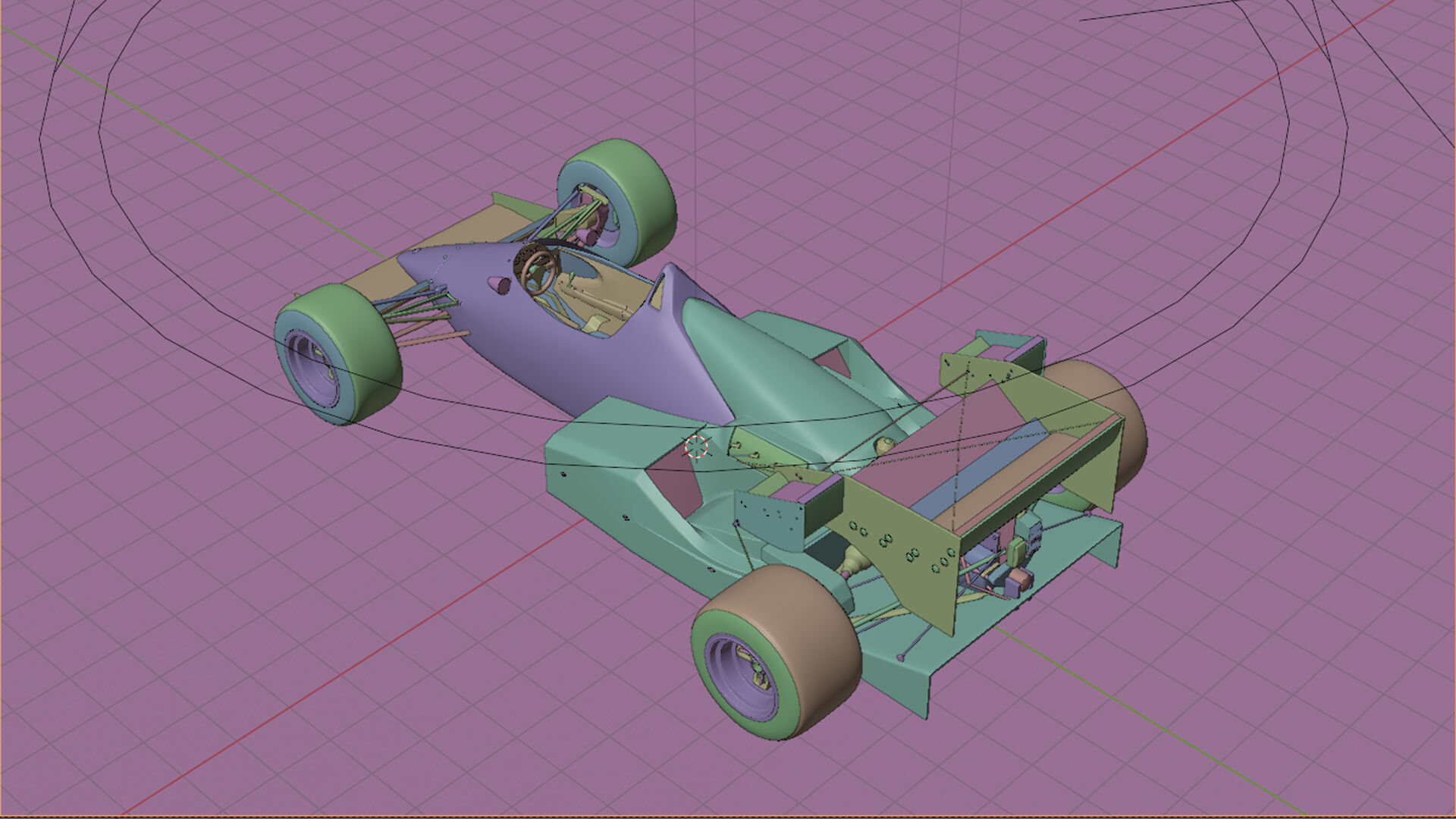 1984 ATS D7 Formula 1 3D model_23