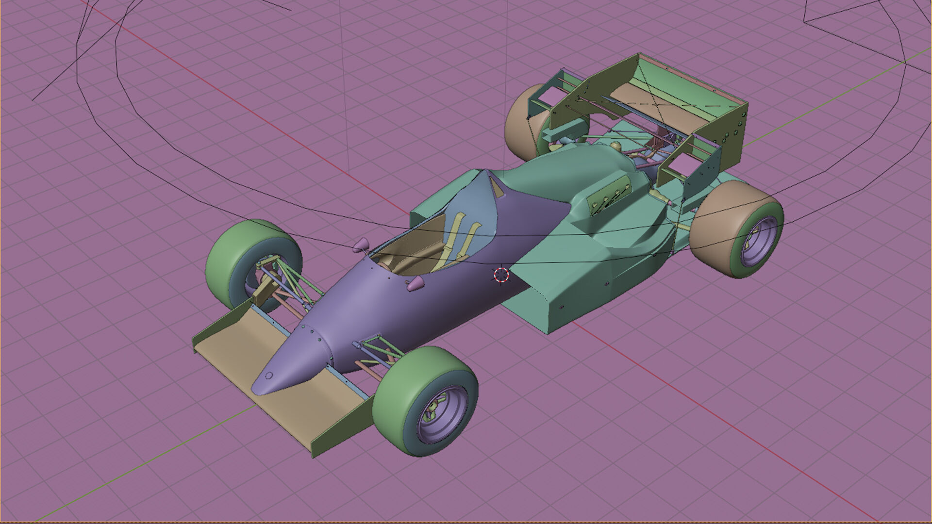 1984 ATS D7 Formula 1 3D model_21