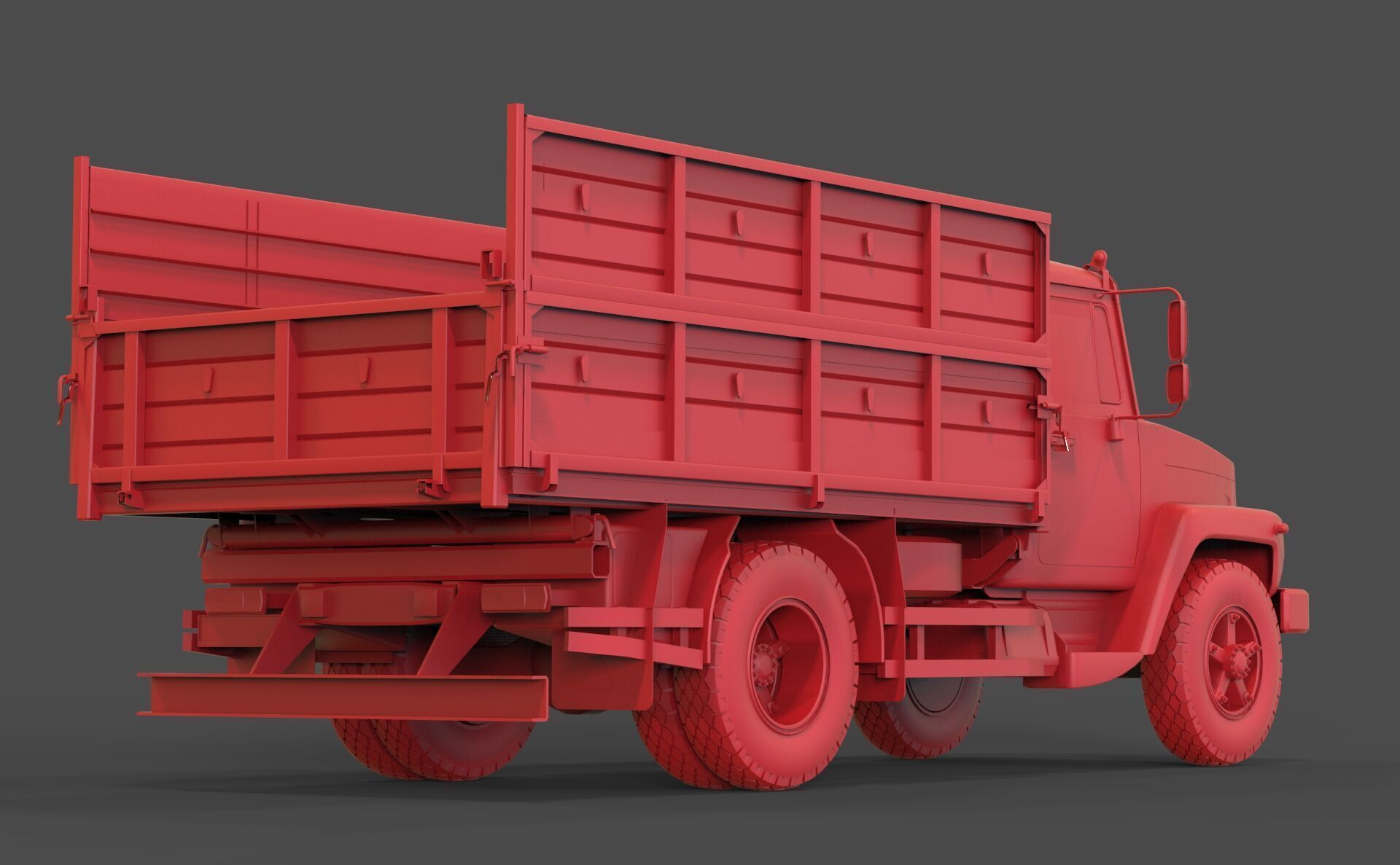 Gaz 3309 3D print model_3