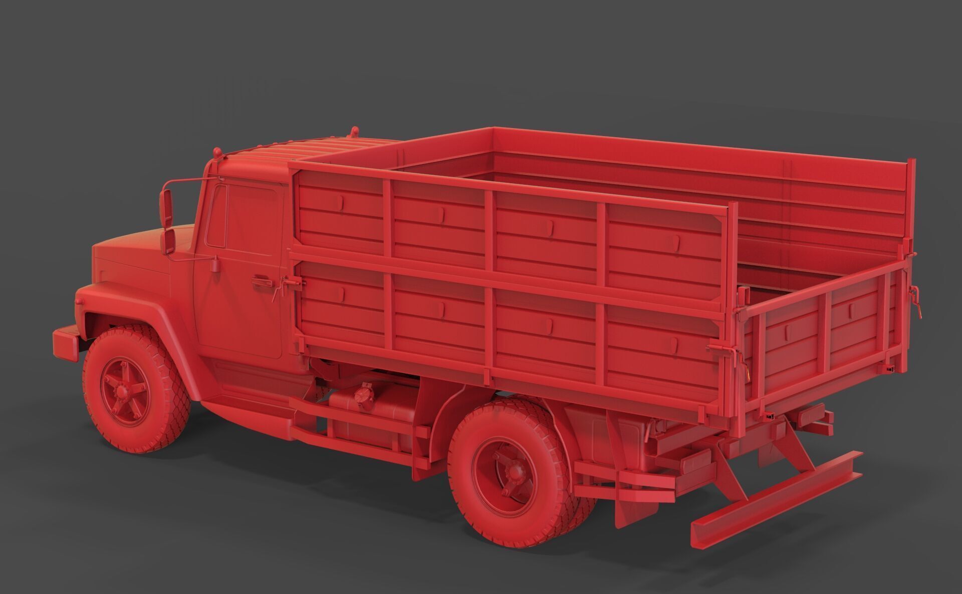 Gaz 3309 3D print model_4