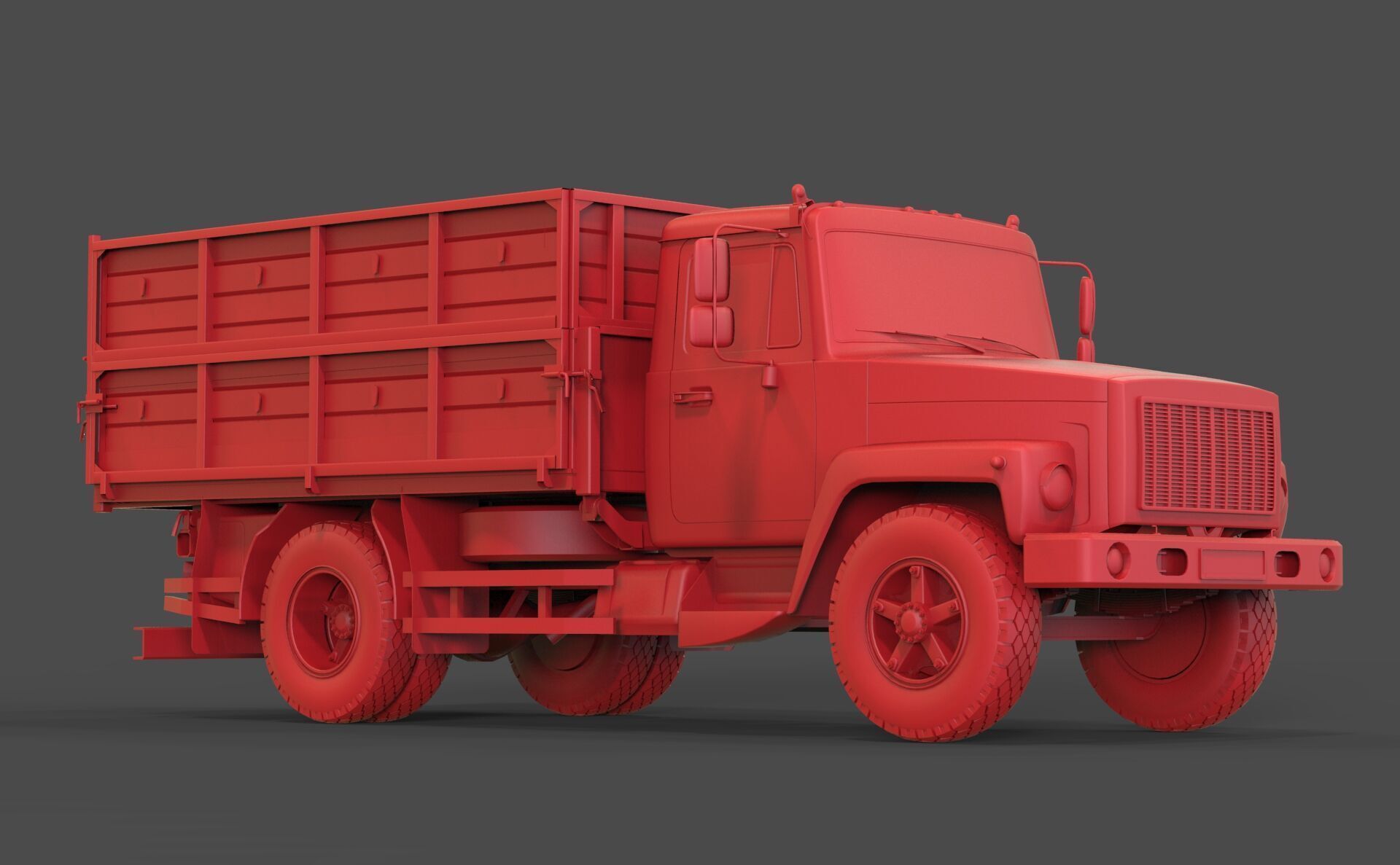 Gaz 3309 3D print model_1