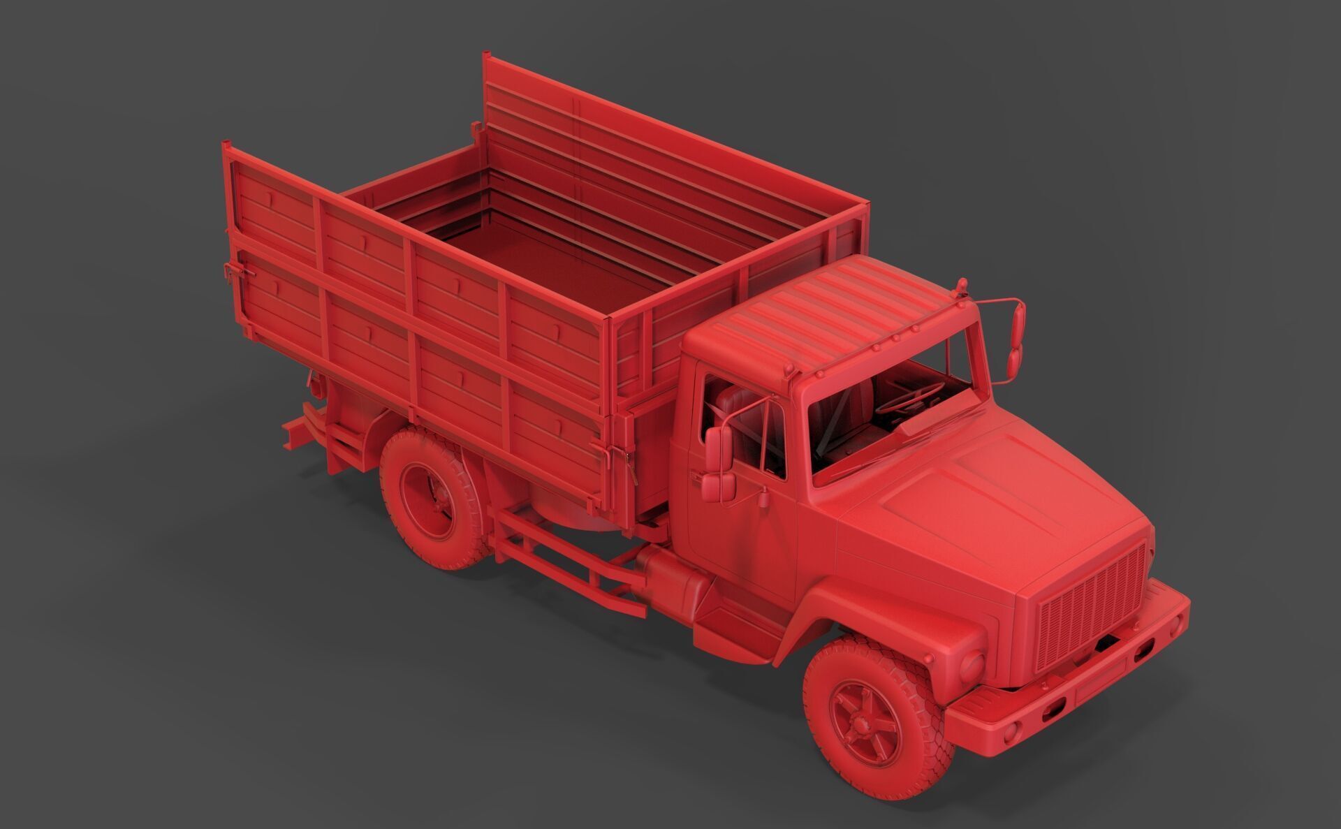 Gaz 3309 3D print model_7
