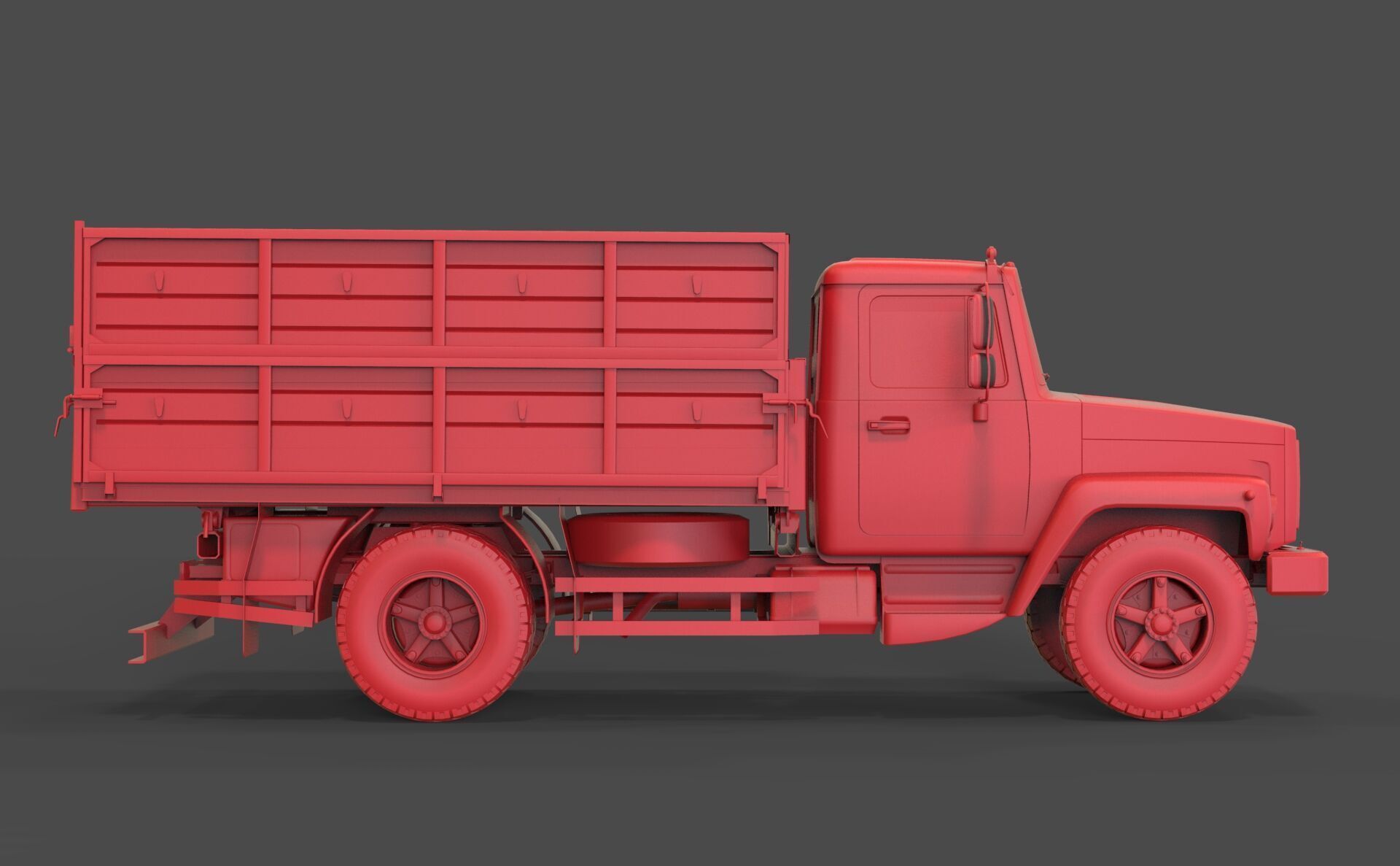 Gaz 3309 3D print model_2