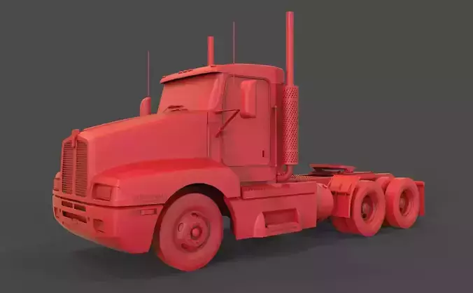 Kenworth T600 3D print model