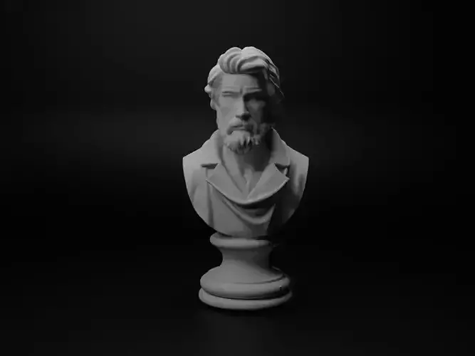 Archaeologist Bust Chess