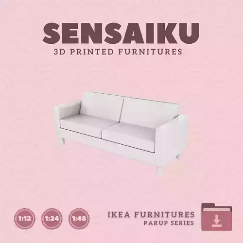 PARUP Sofa for Miniature Dollhouse - IKEA - 3D Print