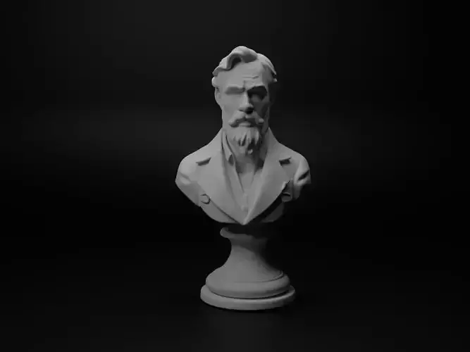 Artist Painter Bust Chess