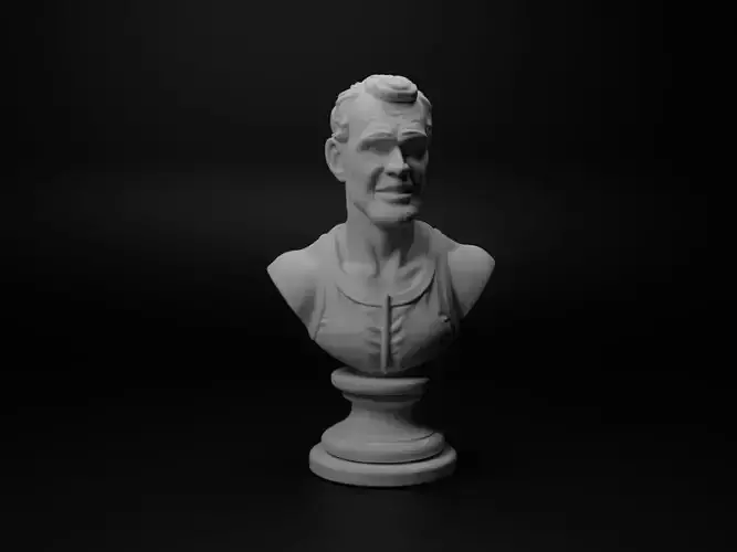 Basketball Player Bust Chess 3D print model