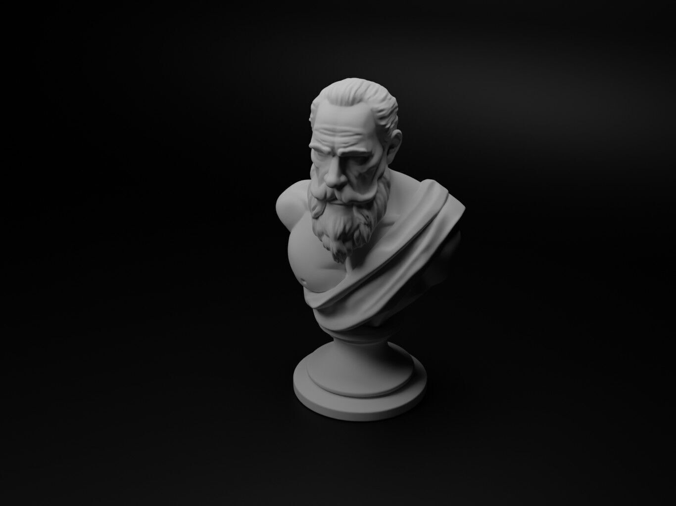 Butcher Bust Chess 3D print model_1