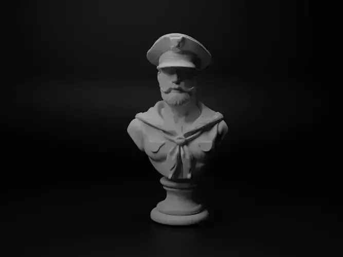 Captain Sailor Bust Chess