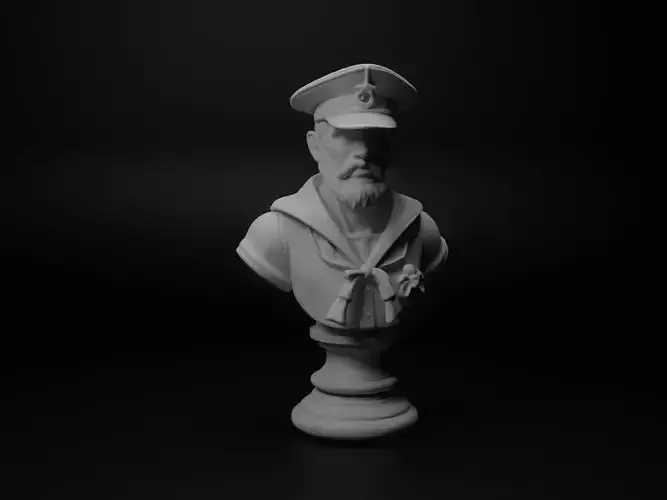 Captain Sailor Bust Chess