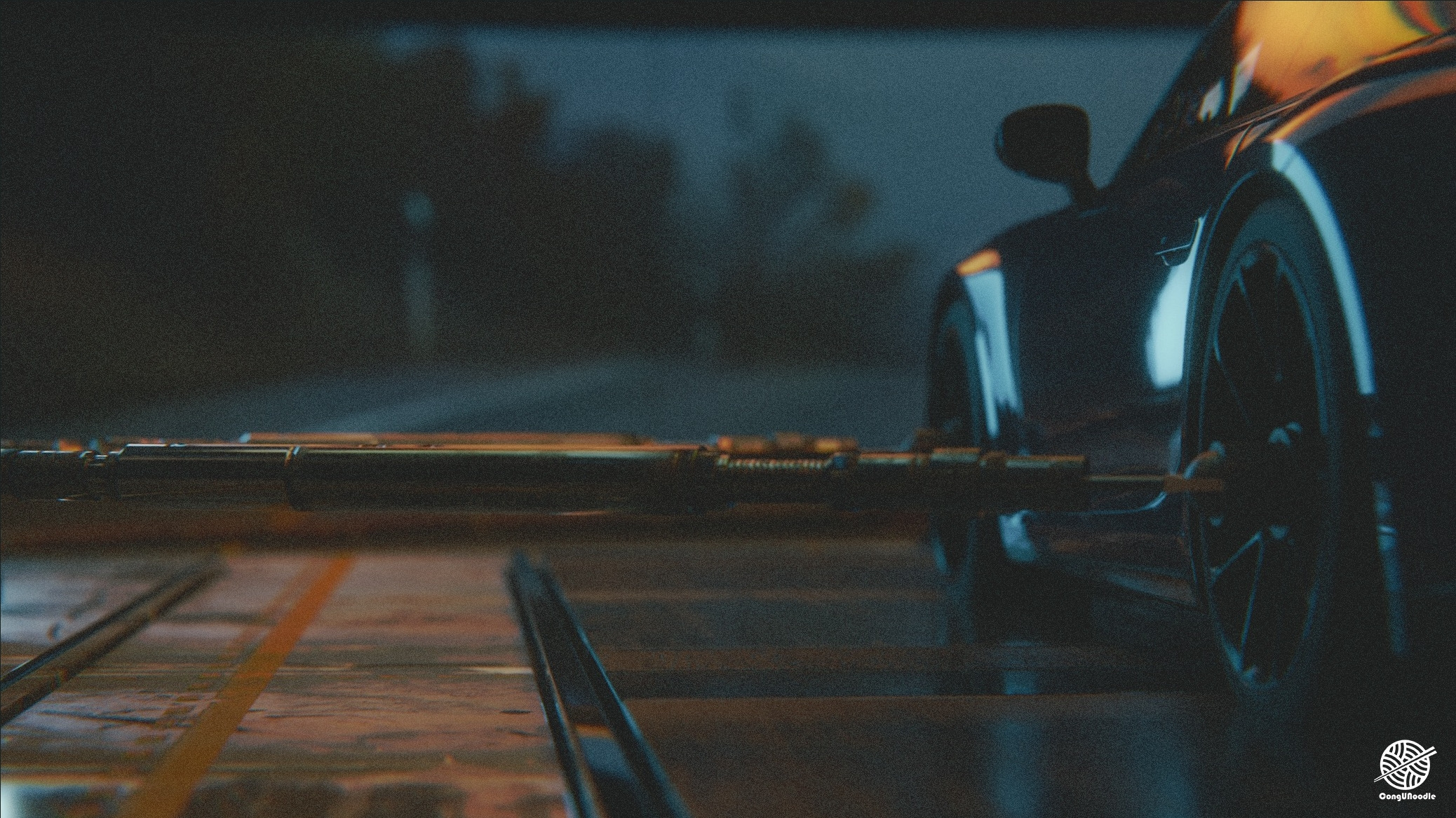 Parking Garage 3D model_1