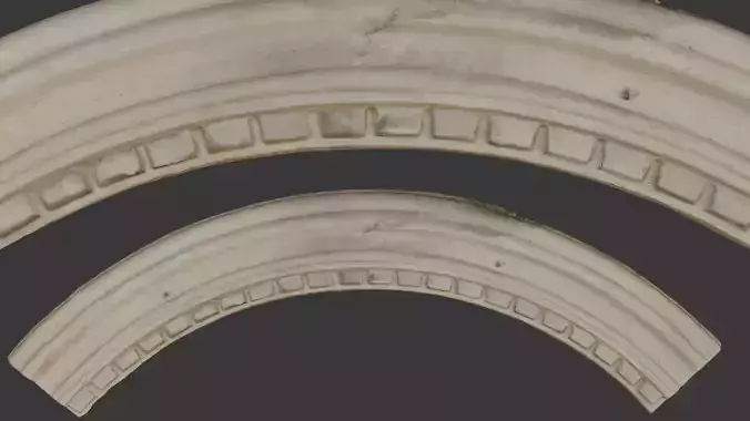 Marble Arch Fragment Scan Low-poly 3D model