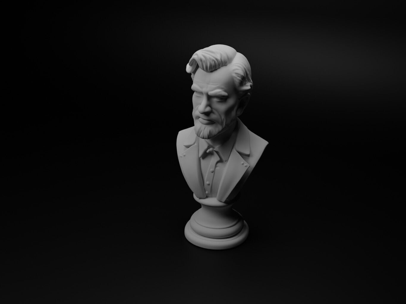 Film Director Bust Chess 3D print model_1
