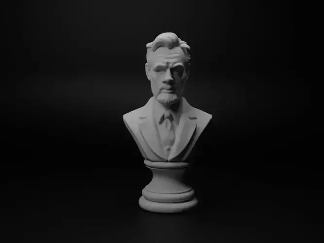 Film Director Bust Chess 3D print model