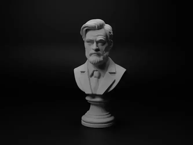 Film Director Bust Chess 3D print model