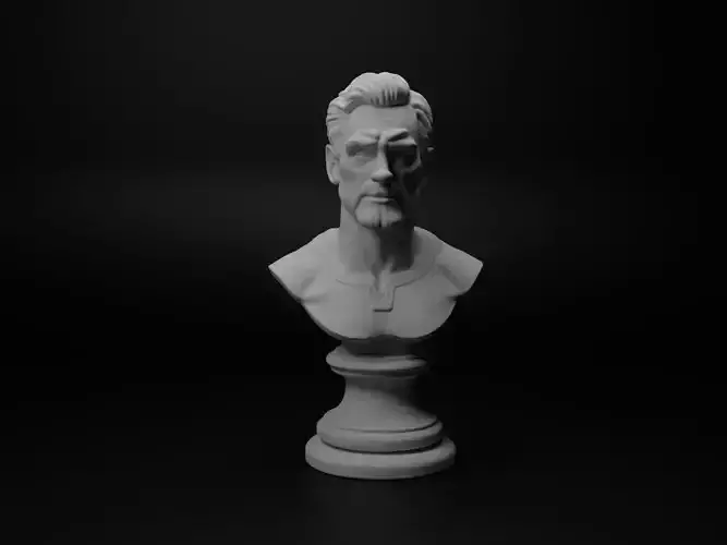 Football Player Bust Chess