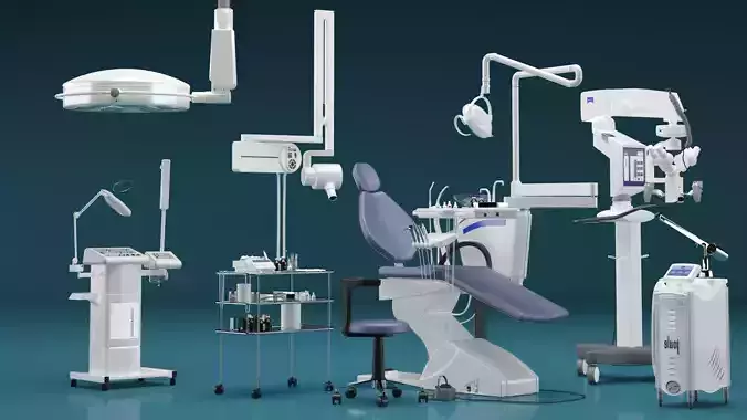 Dental Clinic Set 3D model