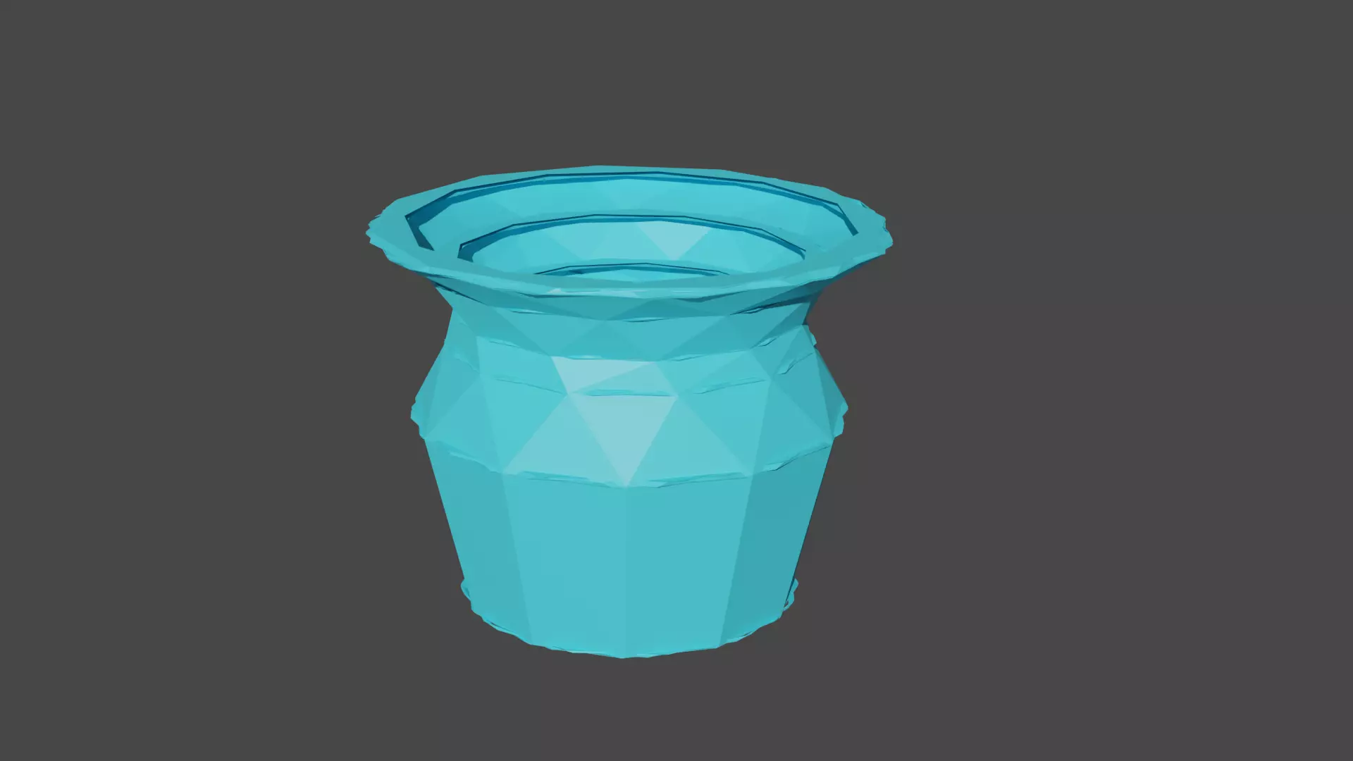 planters 3D Free low-poly 3D model_0