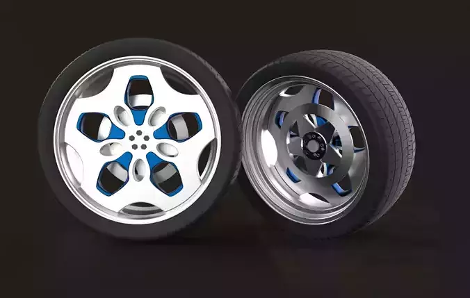 Pneumatic Tire 3D model