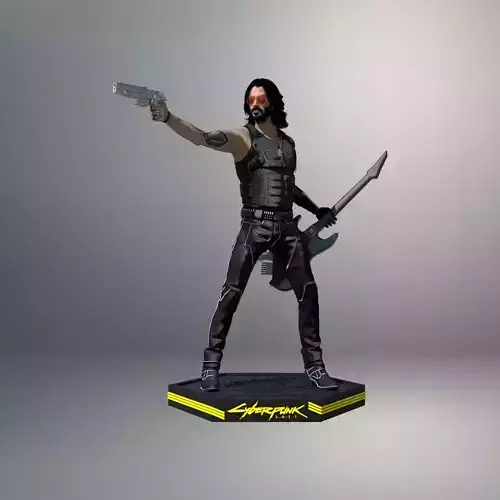 Johnny Silverhand - Keanu Reeves 3D Model 3D model