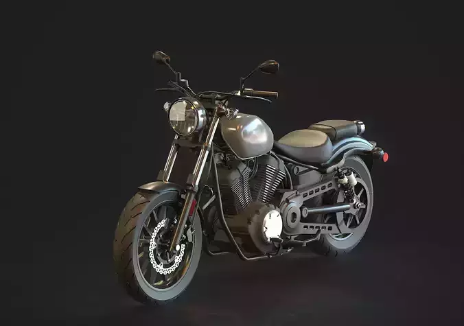 Base model Yamaha XV950 2020 3D model