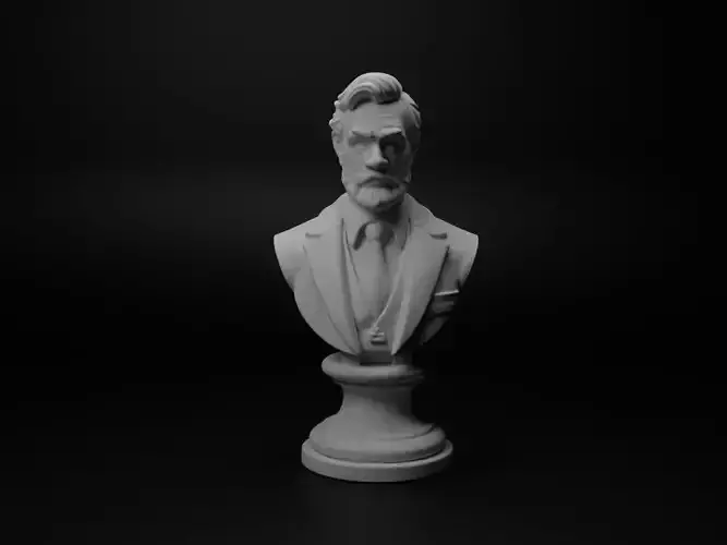 Journalist Bust Chess