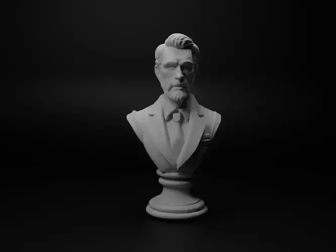 Journalist Bust Chess