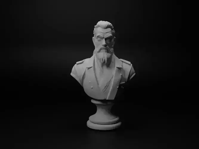 Martial Arts Master Bust Chess