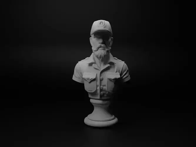 Motor Mechanic Bust Chess