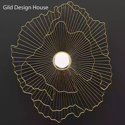 Gild Rachel Wall Mirror 3D 3D model