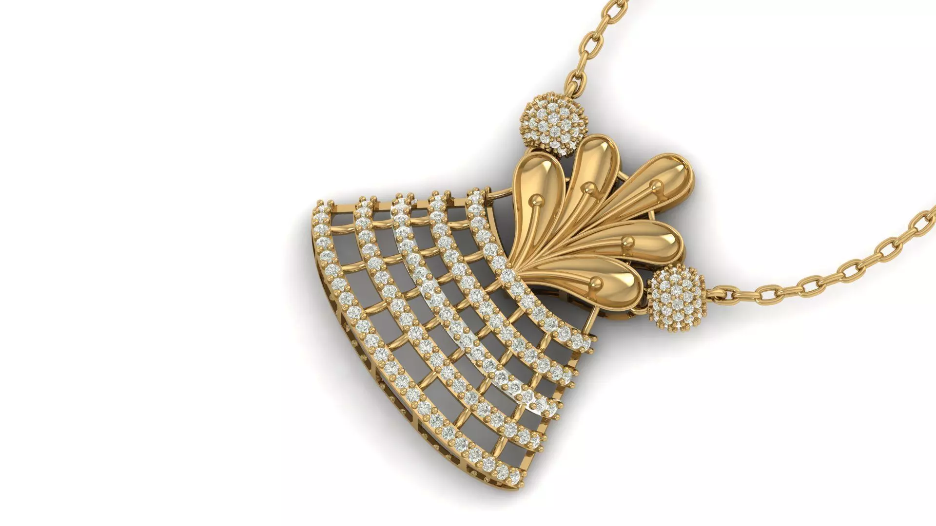 Pendant Necklace 3D print model_0