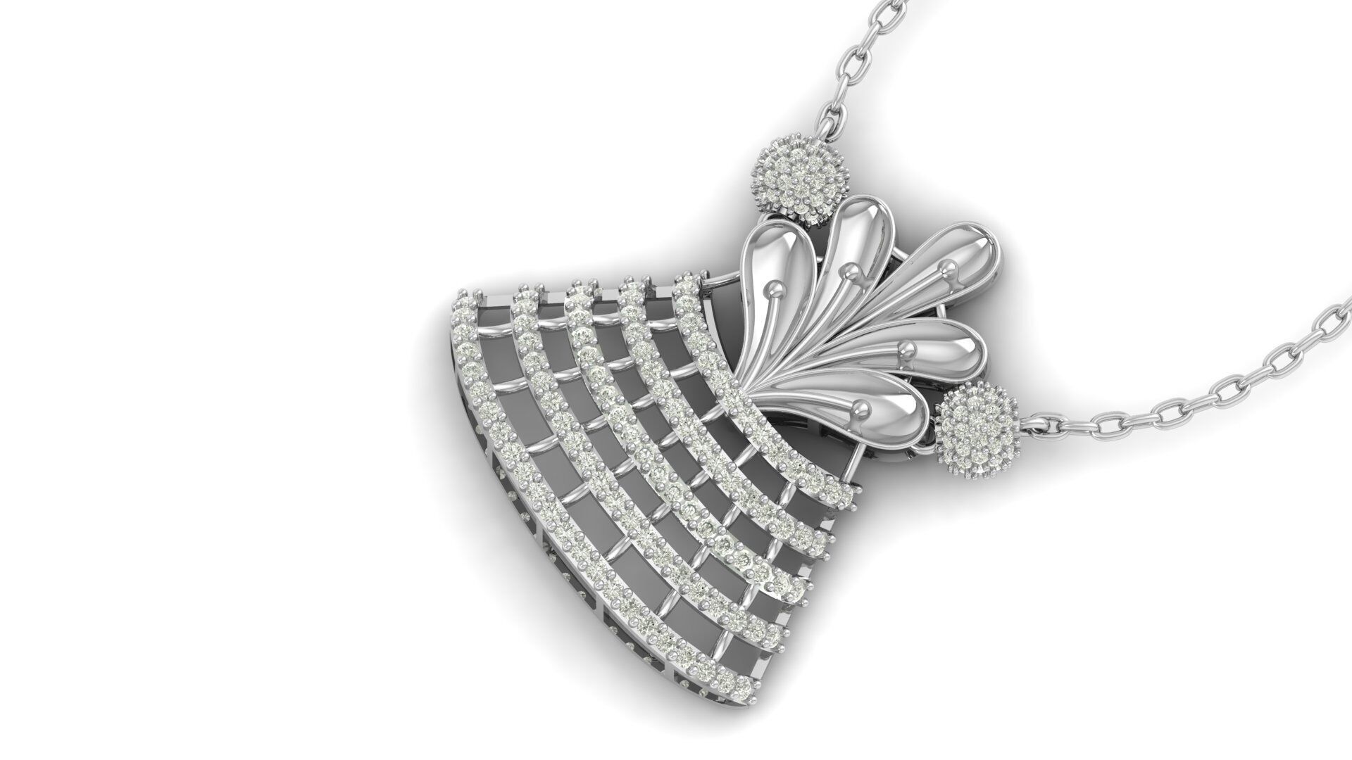 Pendant Necklace 3D print model_1