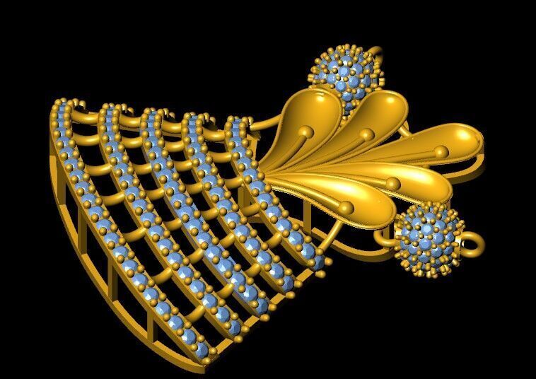 Pendant Necklace 3D print model_5