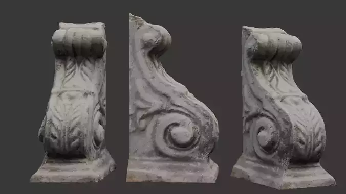 Architectural Corbel 3D Scan
