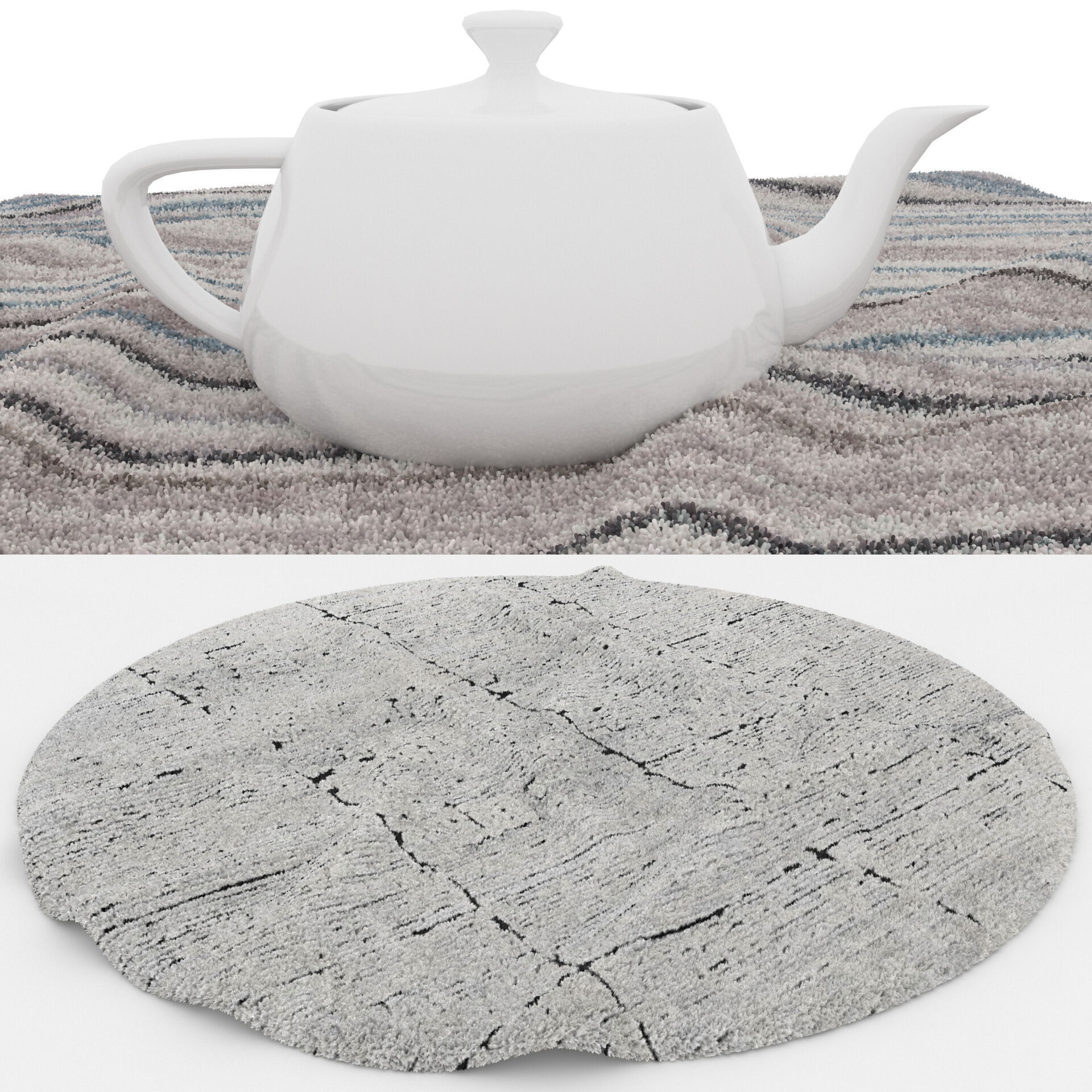 Rugs No 1017 Low-poly 3D model_1