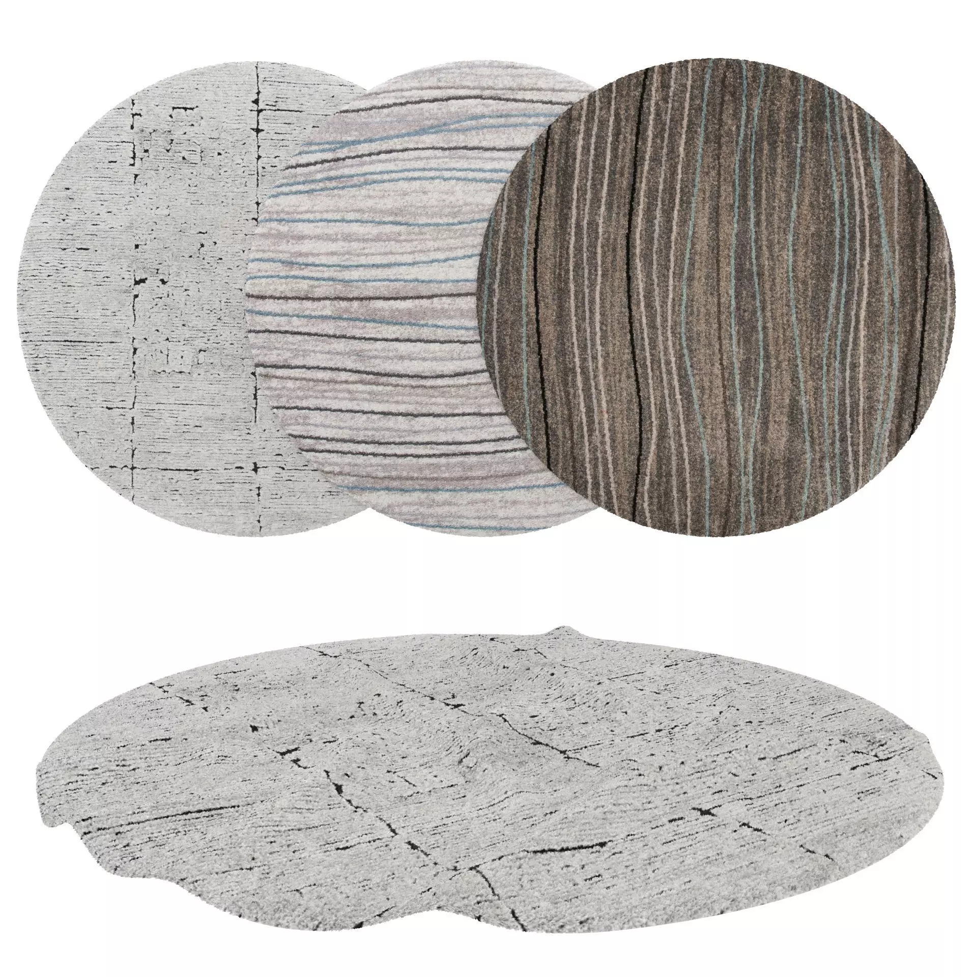 Rugs No 1017 Low-poly 3D model_0